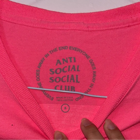 Anti Social Social Club Sesame Oil Long Sleeve Tee - Picture 4 of 5